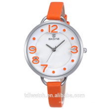 s9372 orange color watch design for girl wear watch